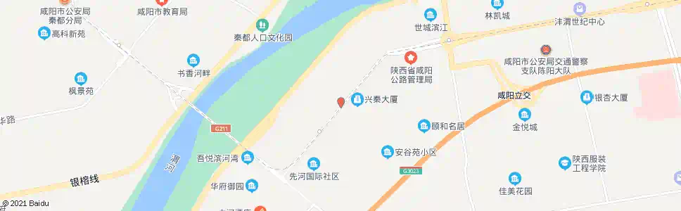 咸阳世纪西路_公交站地图_咸阳公交_妙搜公交查询2025