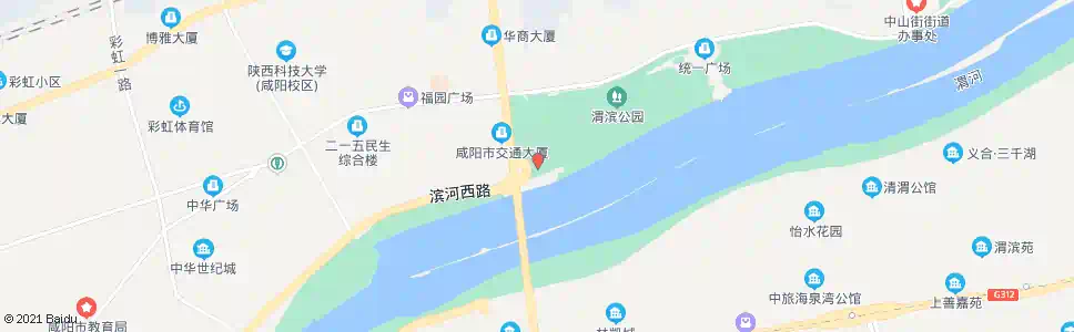 咸阳外滩一号_公交站地图_咸阳公交_妙搜公交查询2025