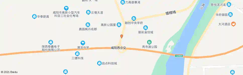 咸阳费家_公交站地图_咸阳公交_妙搜公交查询2025