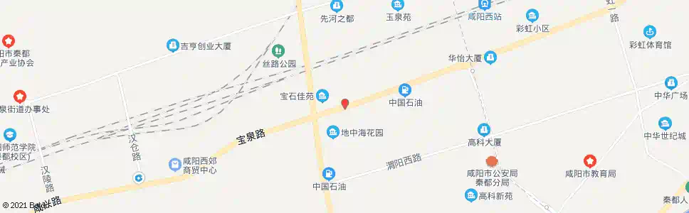 咸阳西橡所_公交站地图_咸阳公交_妙搜公交查询2025