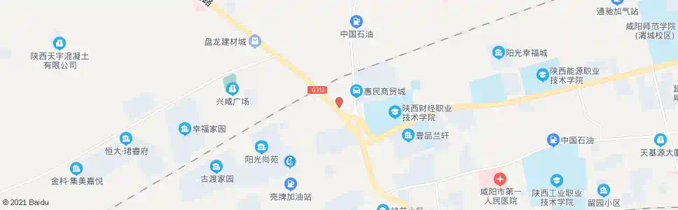 咸阳汽车北站_公交站地图_咸阳公交_妙搜公交查询2025