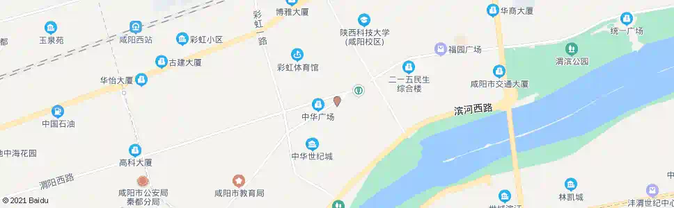 咸阳秦都交警大队_公交站地图_咸阳公交_妙搜公交查询2025