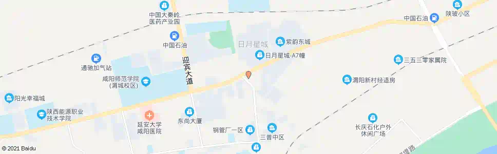 咸阳中五台_公交站地图_咸阳公交_妙搜公交查询2025