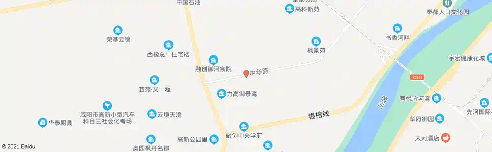 咸阳两寺渡西村_公交站地图_咸阳公交_妙搜公交查询2025