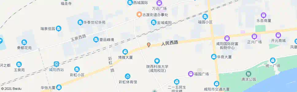 咸阳防洪渠_公交站地图_咸阳公交_妙搜公交查询2025
