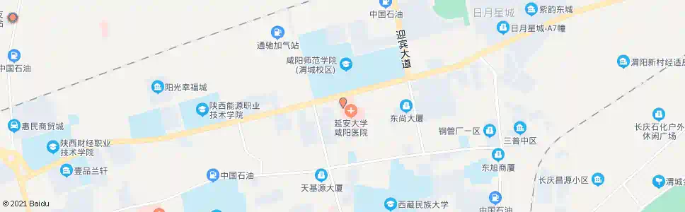 咸阳铁二十局医院_公交站地图_咸阳公交_妙搜公交查询2025