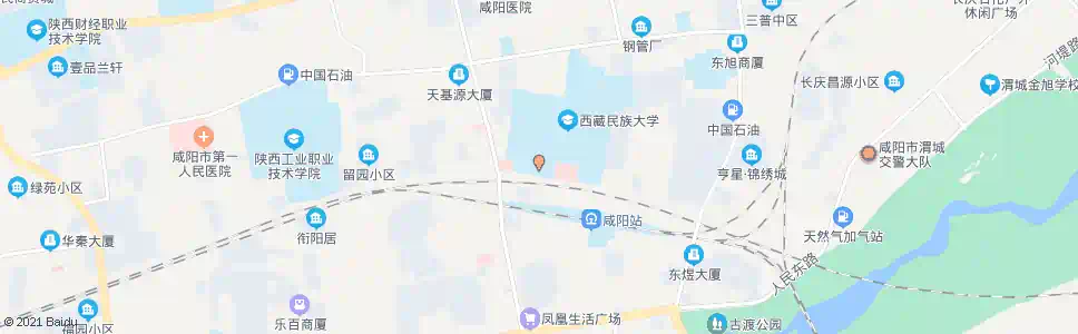 咸阳民院十字_公交站地图_咸阳公交_妙搜公交查询2025