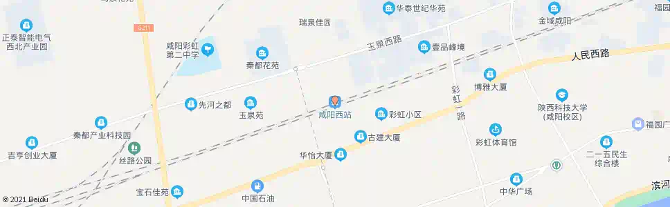 咸阳西部车城_公交站地图_咸阳公交_妙搜公交查询2025