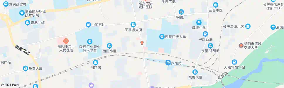 咸阳民院什字_公交站地图_咸阳公交_妙搜公交查询2025