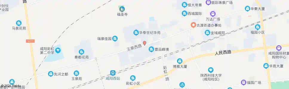 咸阳华泰世纪华苑_公交站地图_咸阳公交_妙搜公交查询2025