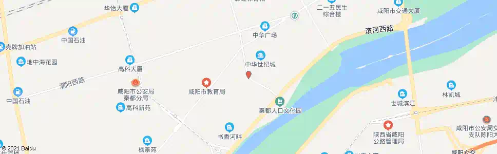 咸阳中华小区东门_公交站地图_咸阳公交_妙搜公交查询2025