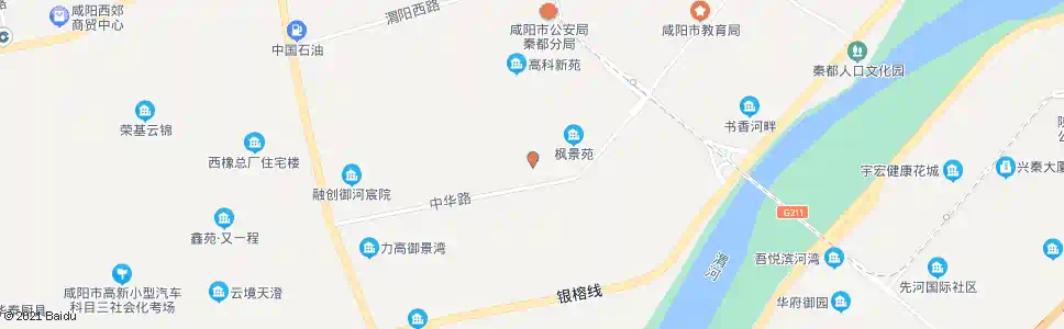 咸阳富怡花园_公交站地图_咸阳公交_妙搜公交查询2025