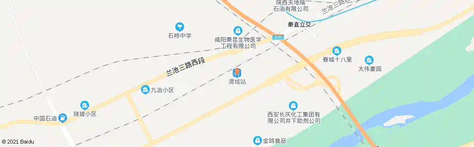咸阳渭城桥_公交站地图_咸阳公交_妙搜公交查询2025