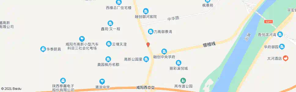 咸阳王家村十字_公交站地图_咸阳公交_妙搜公交查询2025