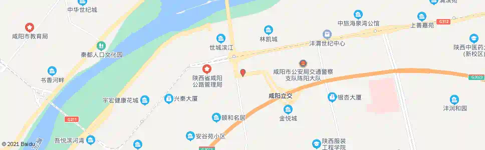 咸阳秦都职教中心_公交站地图_咸阳公交_妙搜公交查询2025