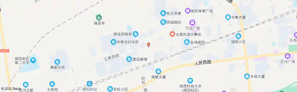 咸阳玉泉东路_公交站地图_咸阳公交_妙搜公交查询2025