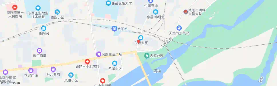 咸阳古渡公园_公交站地图_咸阳公交_妙搜公交查询2025