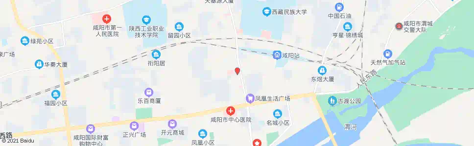 咸阳新兴路十字_公交站地图_咸阳公交_妙搜公交查询2025