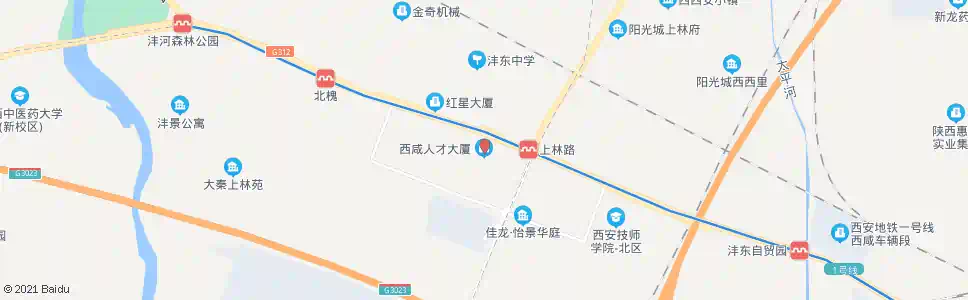 咸阳汉城路_公交站地图_咸阳公交_妙搜公交查询2025