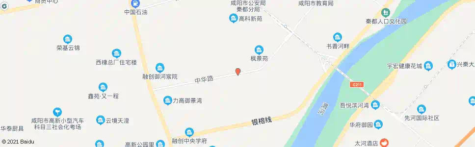 咸阳两寺渡东村_公交站地图_咸阳公交_妙搜公交查询2025
