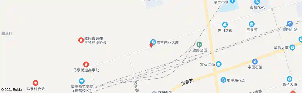 咸阳钢管钢绳厂西门_公交站地图_咸阳公交_妙搜公交查询2025