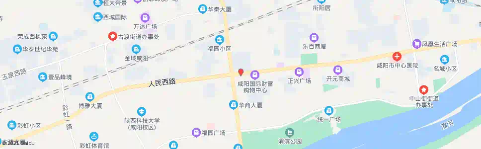 咸阳七厂十字_公交站地图_咸阳公交_妙搜公交查询2025