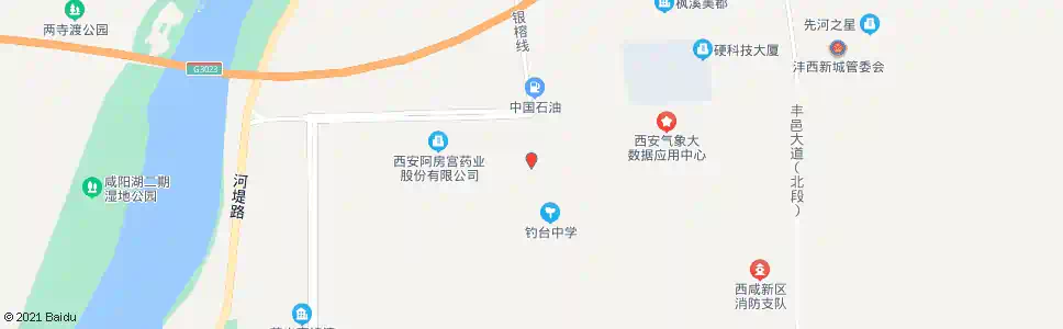 咸阳钓台中队_公交站地图_咸阳公交_妙搜公交查询2025