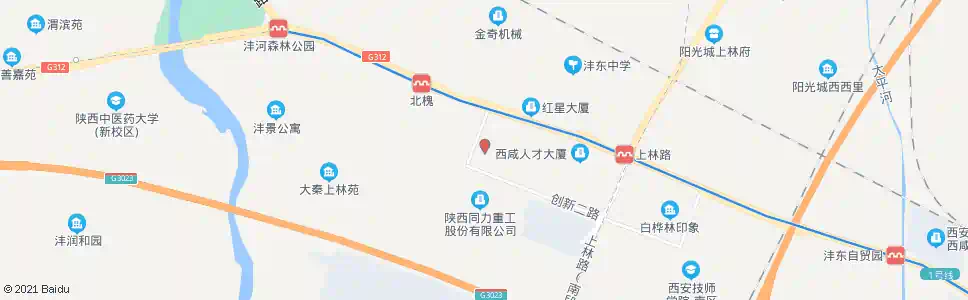 咸阳群星学校_公交站地图_咸阳公交_妙搜公交查询2025