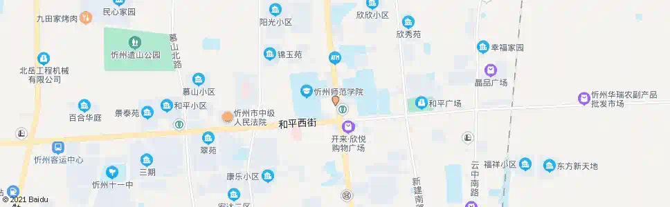 忻州图书大厦_公交站地图_忻州公交_妙搜公交查询2025