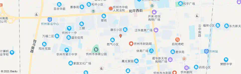 忻州人寿保险公司_公交站地图_忻州公交_妙搜公交查询2025