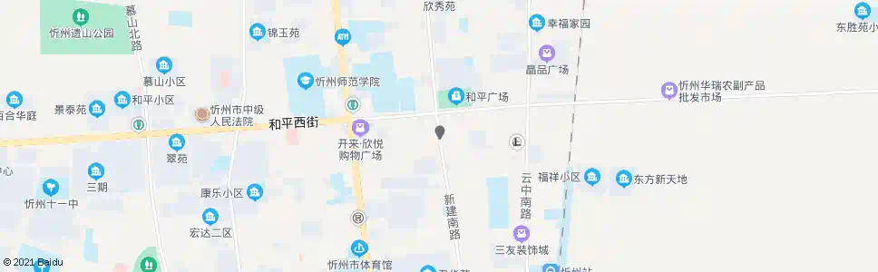 忻州长征路派出所_公交站地图_忻州公交_妙搜公交查询2025