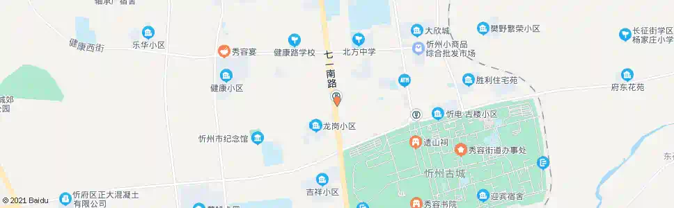 忻州忻府区财政局_公交站地图_忻州公交_妙搜公交查询2025