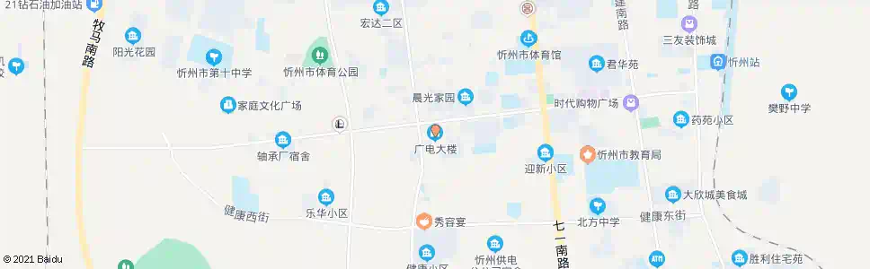 忻州广电大楼_公交站地图_忻州公交_妙搜公交查询2025