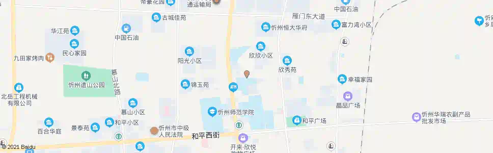 忻州忻府区法院_公交站地图_忻州公交_妙搜公交查询2025
