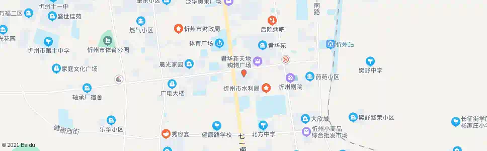 忻州市政府_公交站地图_忻州公交_妙搜公交查询2025
