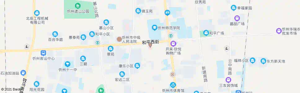 忻州中医院_公交站地图_忻州公交_妙搜公交查询2025