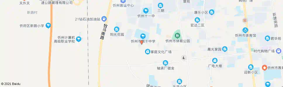 忻州逯家庄温泉_公交站地图_忻州公交_妙搜公交查询2025