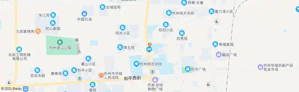 忻州华美超市_公交站地图_忻州公交_妙搜公交查询2025