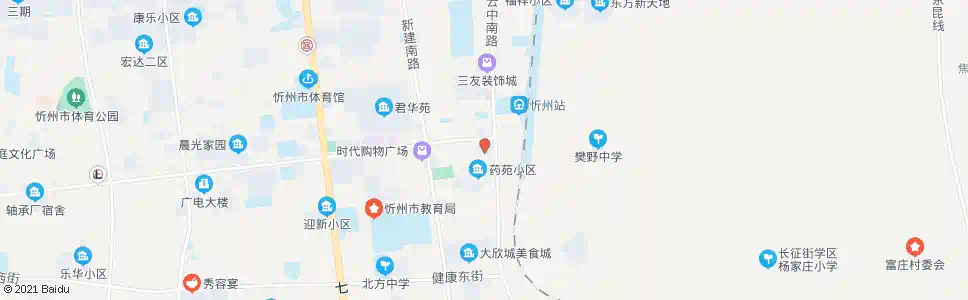 忻州金丰市场_公交站地图_忻州公交_妙搜公交查询2025