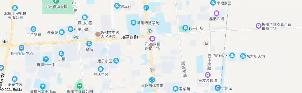 忻州交警一大队_公交站地图_忻州公交_妙搜公交查询2025