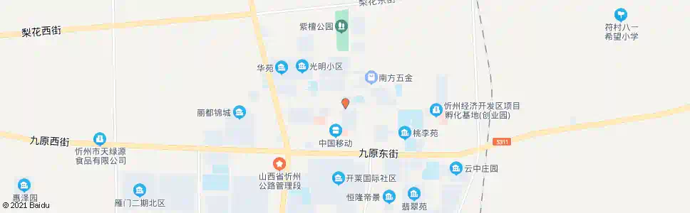忻州开发区管委会_公交站地图_忻州公交_妙搜公交查询2025