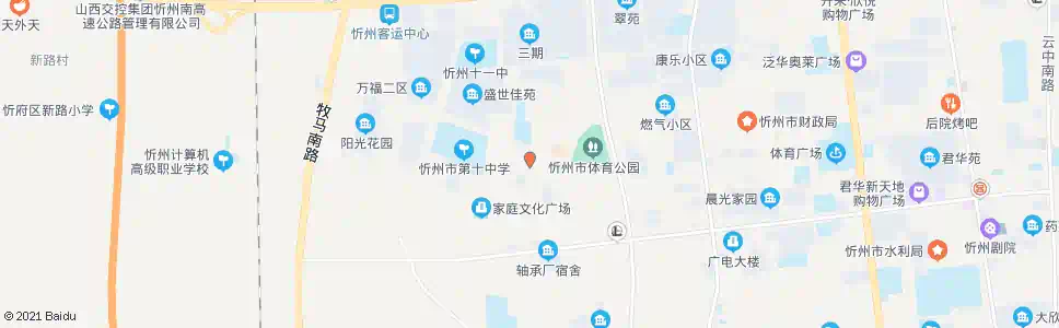 忻州城门楼_公交站地图_忻州公交_妙搜公交查询2025