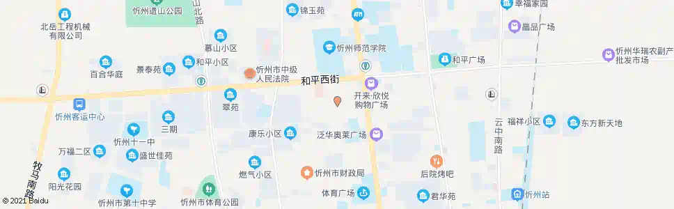 忻州和平源市场_公交站地图_忻州公交_妙搜公交查询2025