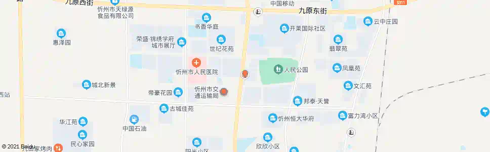 忻州工商银行_公交站地图_忻州公交_妙搜公交查询2025