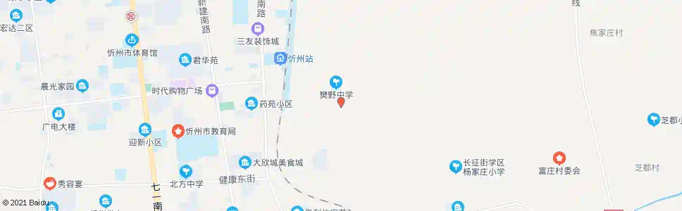 忻州樊野_公交站地图_忻州公交_妙搜公交查询2025