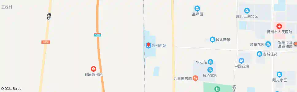 忻州二轻市场_公交站地图_忻州公交_妙搜公交查询2025