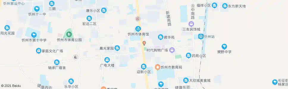 忻州日月大酒店_公交站地图_忻州公交_妙搜公交查询2025