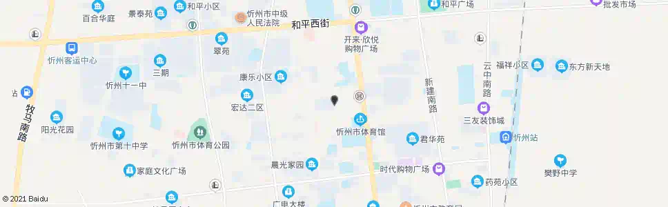 忻州利民西街三巷_公交站地图_忻州公交_妙搜公交查询2025