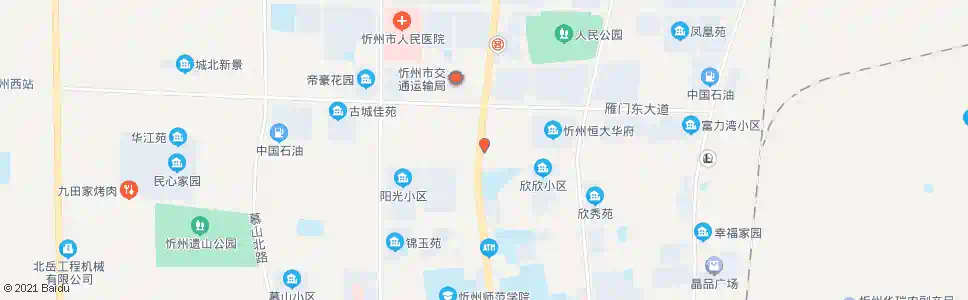 忻州钨丝厂_公交站地图_忻州公交_妙搜公交查询2025