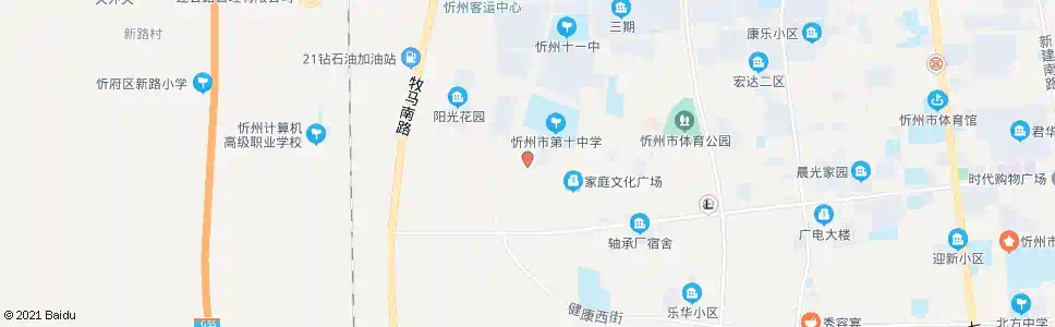 忻州逯家庄_公交站地图_忻州公交_妙搜公交查询2025